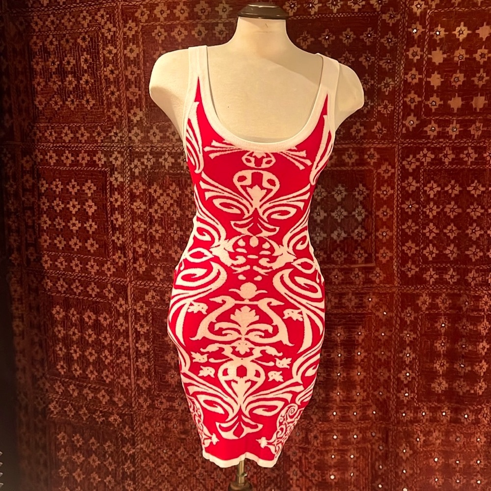 2B bebe backless cotton stretch dress